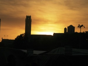 anochece en LLeida